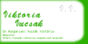 viktoria vucsak business card